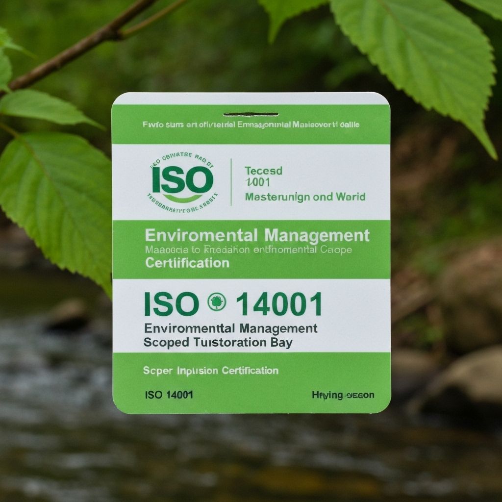 ISO 14001:2015 certification
