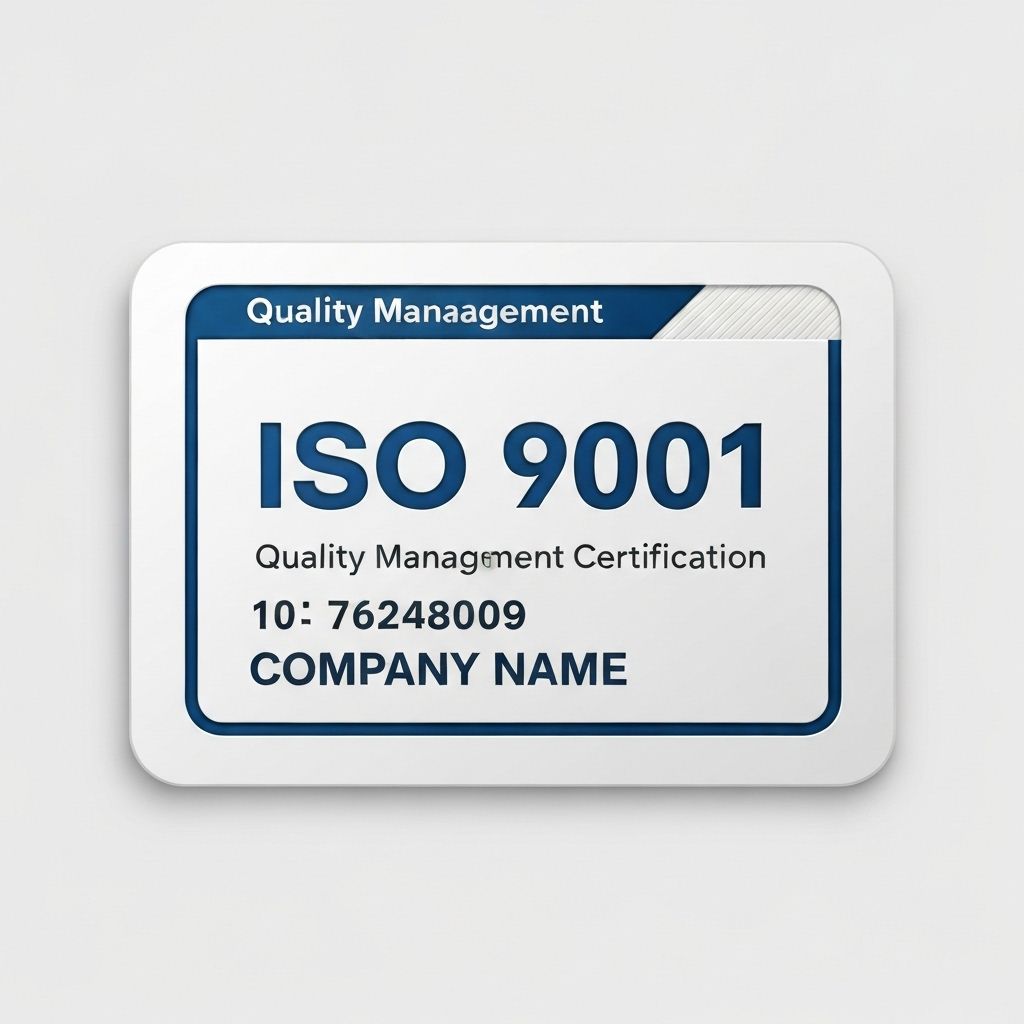 ISO 9001:2015 certification